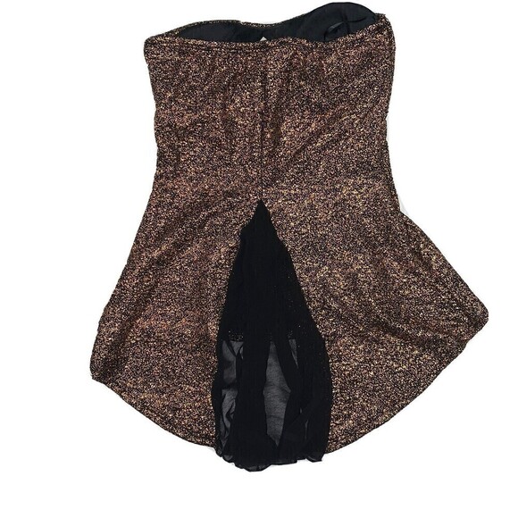 POETRY Womens Strapless Gold Shimmer Top Size Small New Years Eve Party NWOT - Picture 6 of 6